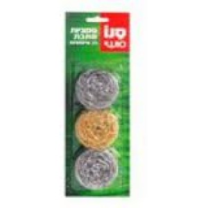 424809 Губка-тёрка для мытья посуды GREEN GIA