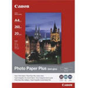 Paper Canon SG-201, 14x17 (360x430mm), Photo Plus Semi-gloss (Satin), Quality 2*, 260 g/m2, 10 pages