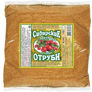 Отруби пшеничные "С Брусникой" СибТар 200гр К15 (шт)