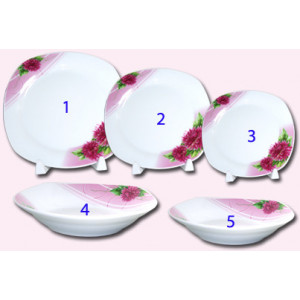 тарелка квадрат 200 глуб (8"soup) 50113к
