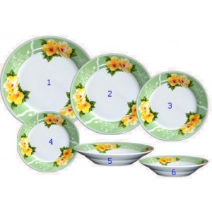 тарелка  240 глуб (9"soup) 5012-5