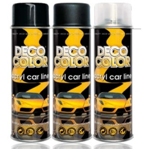 Эмаль-спрей проф.черн.матов. /150мл/ DECO COLOR 21600
