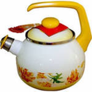 Чайник 2.5л Желтый ирис METALTEX 107934