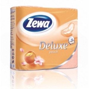 Туалетная бумага Zewa 3-ply 1*4 Peach (4)