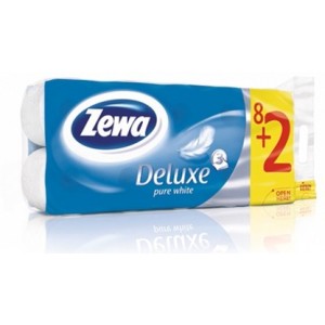 Туалетная бумага Zewa 3-ply 1*8 White (10)