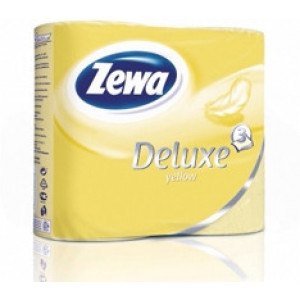 Туалетная бумага Zewa 3-ply 1*4 Yellow (4)