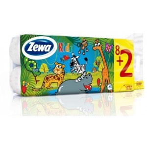 222700 Zewa 3-ply 1*8 Kids (10)