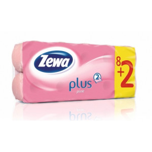 Zewa 2-ply 1*8 Pink (10)
