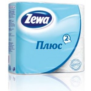 Туалетная бумага Zewa 2-ply 1*4 White (4)