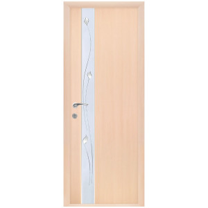 Дверь МДФ Квадра Z8s-P1 2000*800 бук розовый