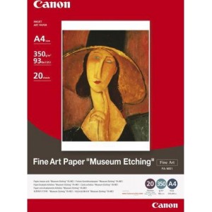Paper Canon FA-ME1, A4, (210x297mm), Fine Art “Museum Etching”, 350 g/m2, 93Ibs (us), 20 pages