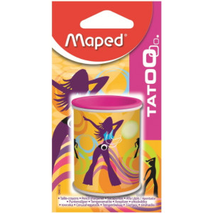 Точилка MAPED Mini Tatoo с контейнером блистер