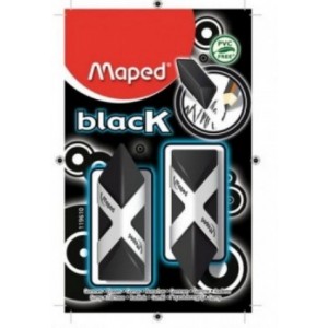 Ластик MAPED Pyramid Black/2 в блистере