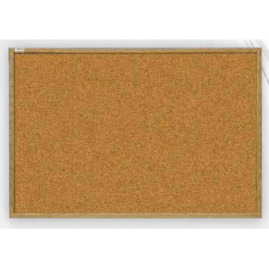 Доска пробковая 2X3 Eco 60x40 рамка деревянная, TC64-C