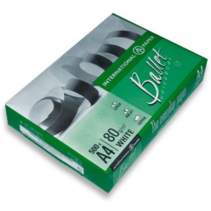 Бумага Ballet Universal A4, 80g/m2, 500foi/top