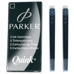 Чернила в балончиках черн. "PARKER"