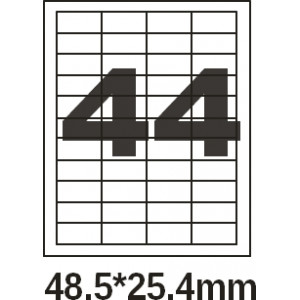 Этикетка универсальная А4/10 48.5х25.4 розовая