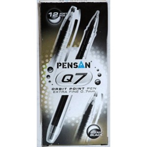 Ручка шариковая PENSAN Q7 черная