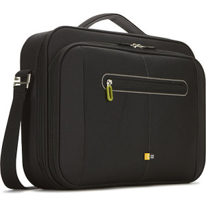 16"/15" NB  bag - CaseLogic PNC216 Black Laptop Briefcase Full size laptop case compatible with laptops up to a 16” display  File compartment keeps files separated from your laptop  High-volume front compartment provides ample storage for power cords, bus