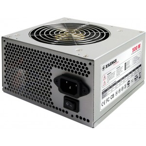 PSU XILENCE Economy XP500.EC, 500W, 120mm fan, 20+4 Pin, 2x SATA, 1xPCI-E 6pin, 4x Peripheral, Bulk