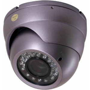 Купольная видеокамера в металическом корпусе HDP-5210IX (600твл, 1/3" SONY Super HADII CCD, 0,1 lux, ИК-30м, вариофокал 2.8-10 мм,  WDR, OSD меню, RS485, настраивается снаружи, антивандальный корпус)