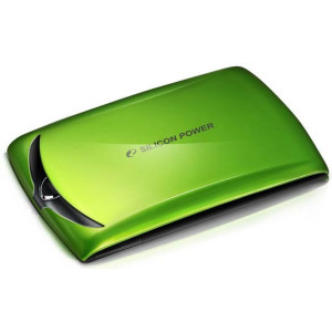 500GB (USB3.0) 2.5" Silicon Power "Stream S10", Green