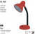 HL050 RED DESK LAMP (Horoz Electric)