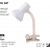 HL067 WHITE DESK LAMP (Horoz Electric)