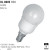 HL8005 MINI GLOBAL 5W E14 6400K
