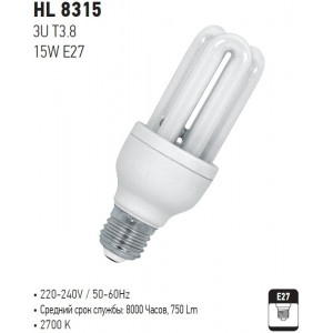 HL8320 3U 20W E27 2700K
