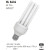 HL8434 4U 34W E27 6400K