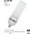 HL85105 5U 105W E27 6400K HL85105 5U 105W E27 6400K