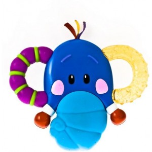 Jucarie "Jiggle Giggle" vibro pentru eruptie dentare 3+ (elefant, crocodil) 483