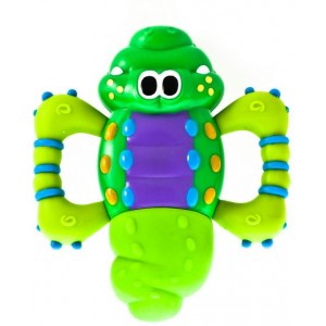 Jucarie "Jiggle Giggle" vibro pentru eruptie dentare 3+ (elefant, crocodil) 483