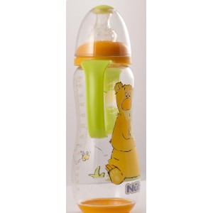 Biberon cu minere, tetina din silicon, 300 ml, cu 3 etape de uz 4310