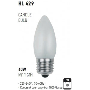 HL429 BEC INCAND. 60W E27