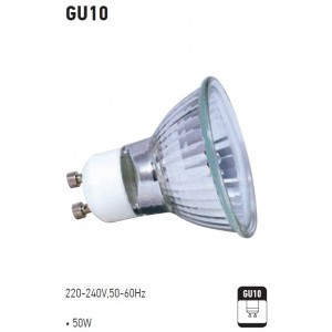 GU10 220V 50W BEC HALOGEN INCHIS