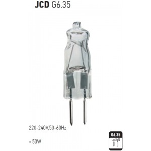JCD 220V 50W G6.35 BEC HALOGEN