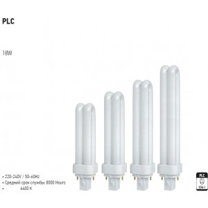 PLC 18W 220-240V 6400K EN.SAV (Horoz Electric)