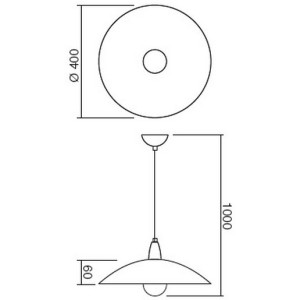 RD ARCHIMEDE 05-047 SU BEJ MOB 1*60W E27 CORP DE