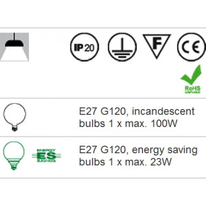 RD ARTEMIS 05-628 SU MOB B.AG 1*100W E27 CORP DE