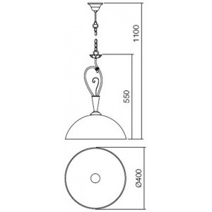 RD CALAIS 02-295 SU 1*60W E27 CORP DE ILUMINAT
