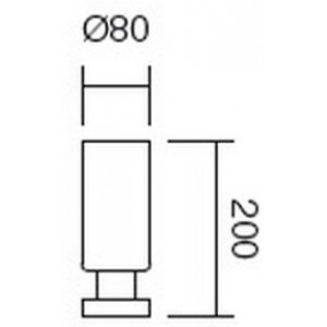 LAMPA MASA RD LIKA 01-434 VE 1 MOW ALB E14