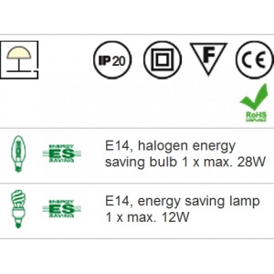 LAMPA MASARD LIKA 01-560 VE 1M0WGRI E14