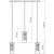 RD LUXOR 01-024 SU 3*40W E27 CORP DE ILUMINAT