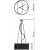 RD TIMES 01-482 SU 3*60W E14 NEGRU CORP DE ILUMINAT