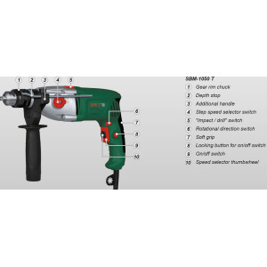 Электродрель DWT SBM 1050 T