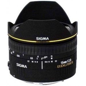 Prime Lens Sigma AF 15/2.8 EX DG DIAGONAL FISHEYE F/Nik