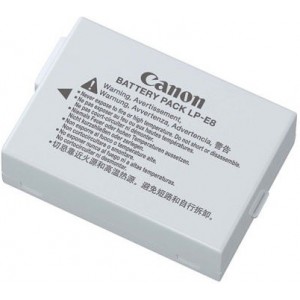 Battery pack Canon LP-E8, for EOS 550D, 600D, 650D