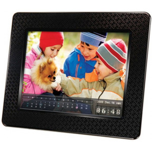 Digital Photo Frame Transcend "T.photo 730", Black (2GB, 7" Wide TFT LCD , FM radio/MP3, Speakers)